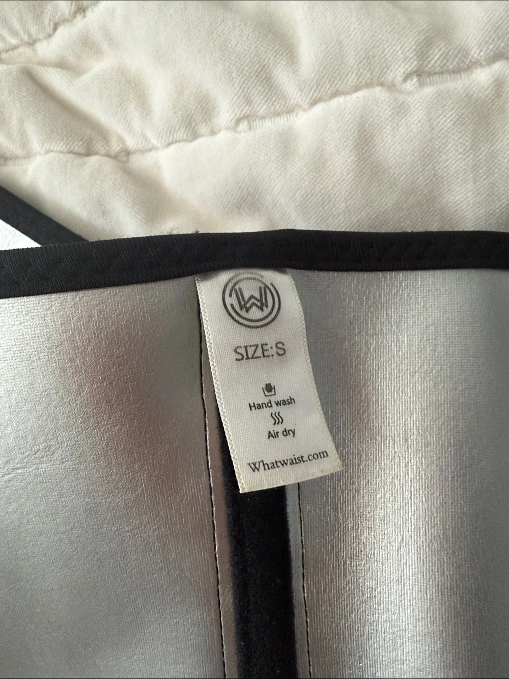 WhatWaist Black Vapor Waist Band - Size S